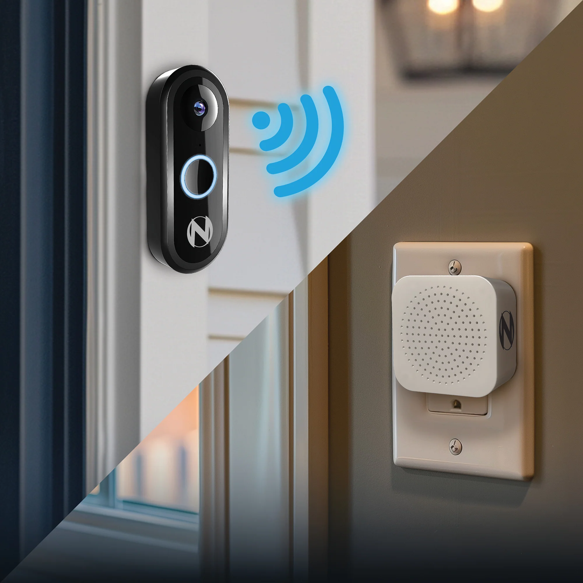 1080p Wi-Fi Smart Video Doorbell with Chime - Wired - Image 5