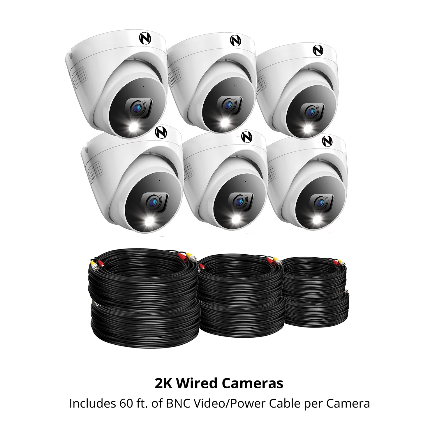 2-Way Audio 12 Channel DVR Security System with 2TB Hard Drive and 6 Wired 2K Deterrence Dome Cameras - Image 11