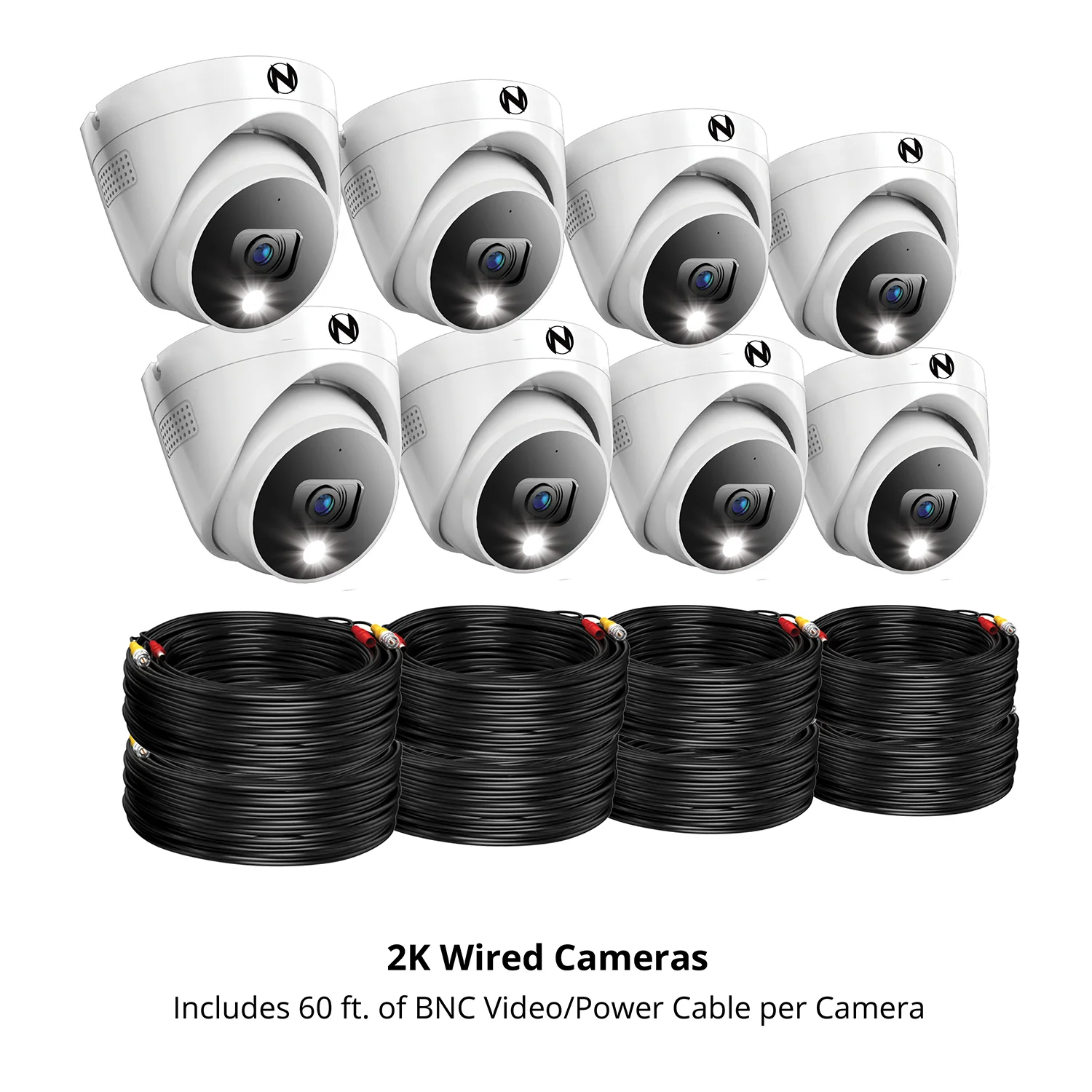 2-Way Audio 12 Channel DVR Security System with 2TB Hard Drive and 8 Wired 2K Deterrence Dome Cameras - Image 11