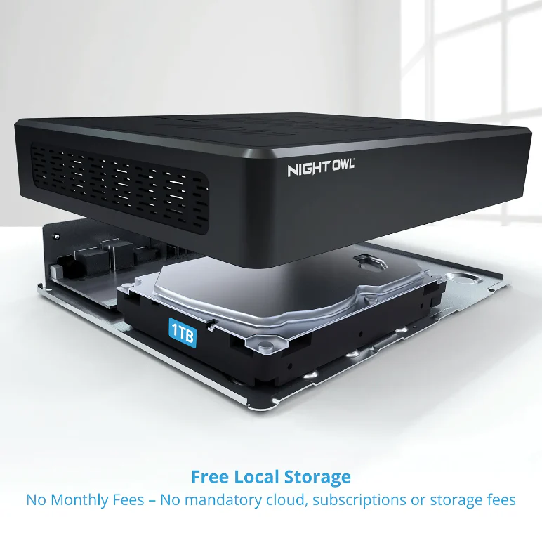 4 Channel 4K Bluetooth DVR with 1TB Hard Drive - Add up to 8 Total Devices - Image 7
