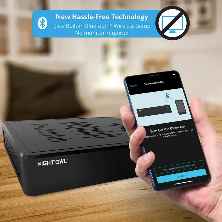 8 Channel 4K Bluetooth DVR with 1TB Hard Drive - Add up to 12 Total Devices - Image 4