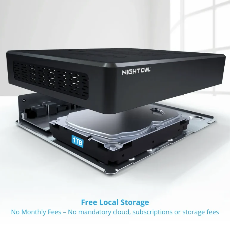 8 Channel 4K Bluetooth DVR with 1TB Hard Drive and 8 Wired 4K Spotlight Cameras with Audio Alerts and Sirens - Image 10
