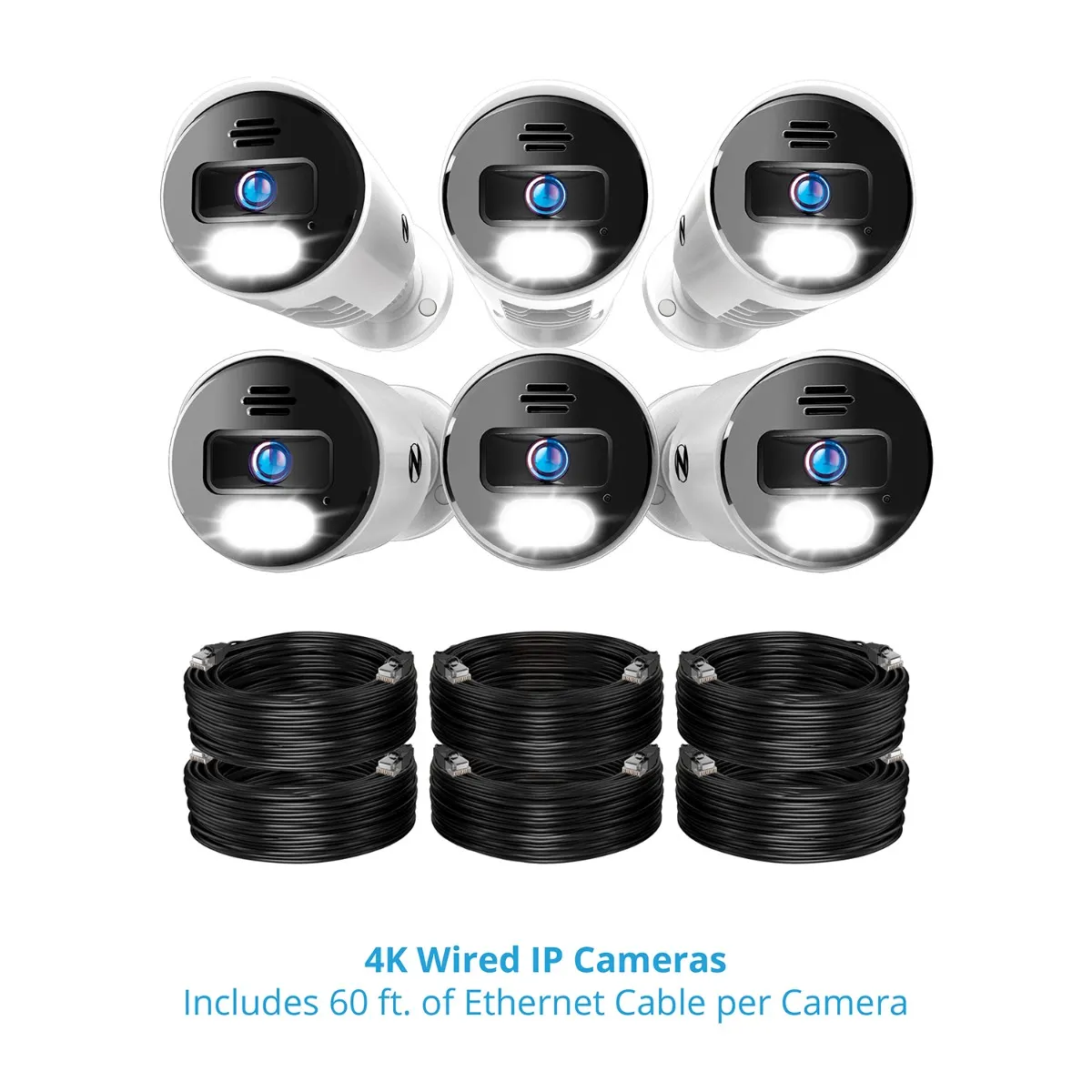 12 Channel 4K Bluetooth NVR with 2TB Hard Drive and 8 Wired IP 4K Spotlight Cameras with 2-Way Audio and Audio Alerts and Sirens - Image 6