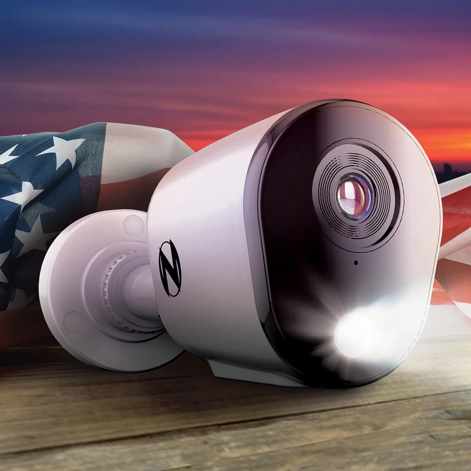 Add On Wired 4K Deterrence Camera with 2-Way Audio - White - Camera Cable Not Included - Image 3