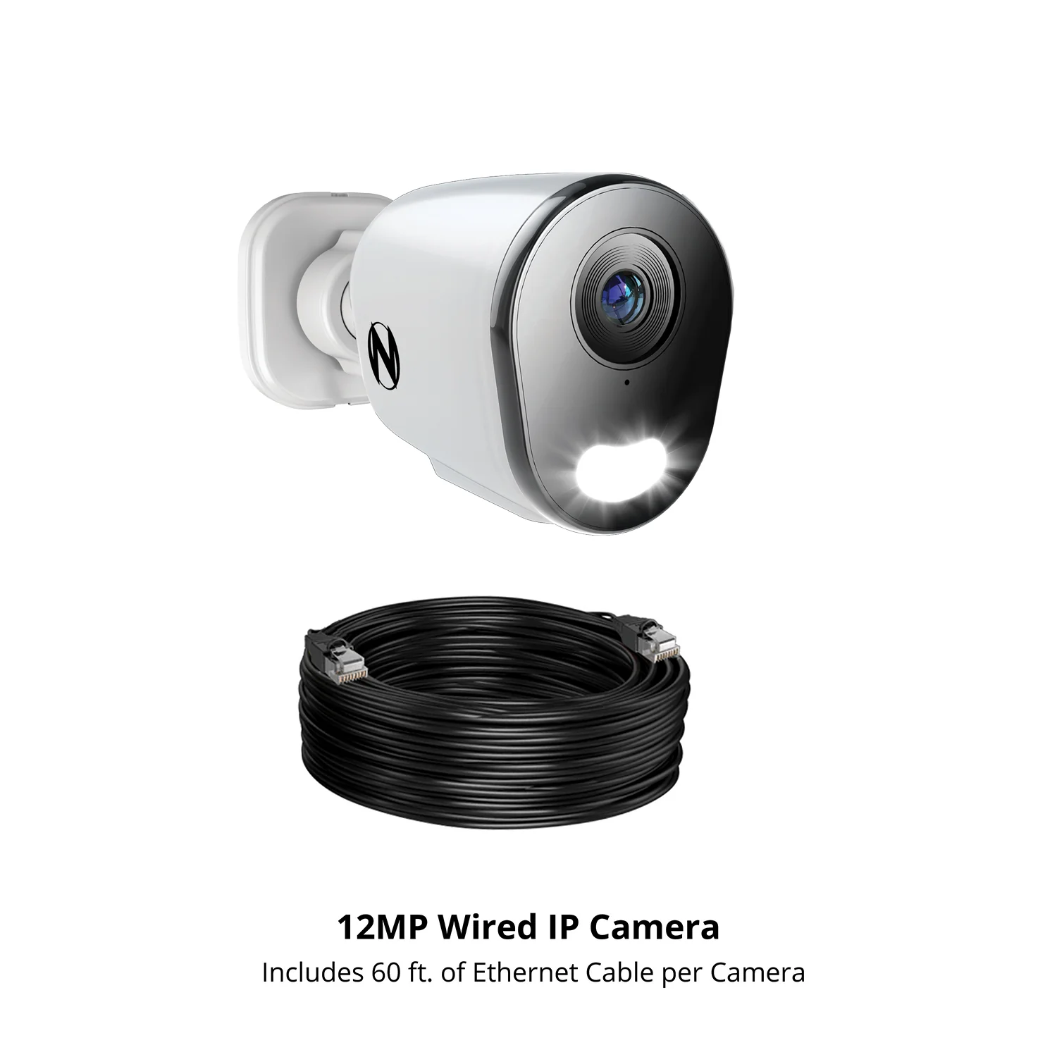 Add On Wired IP 4K+ 12MP Deterrence Camera with 2-Way Audio - 1 Pack - White - Image 6