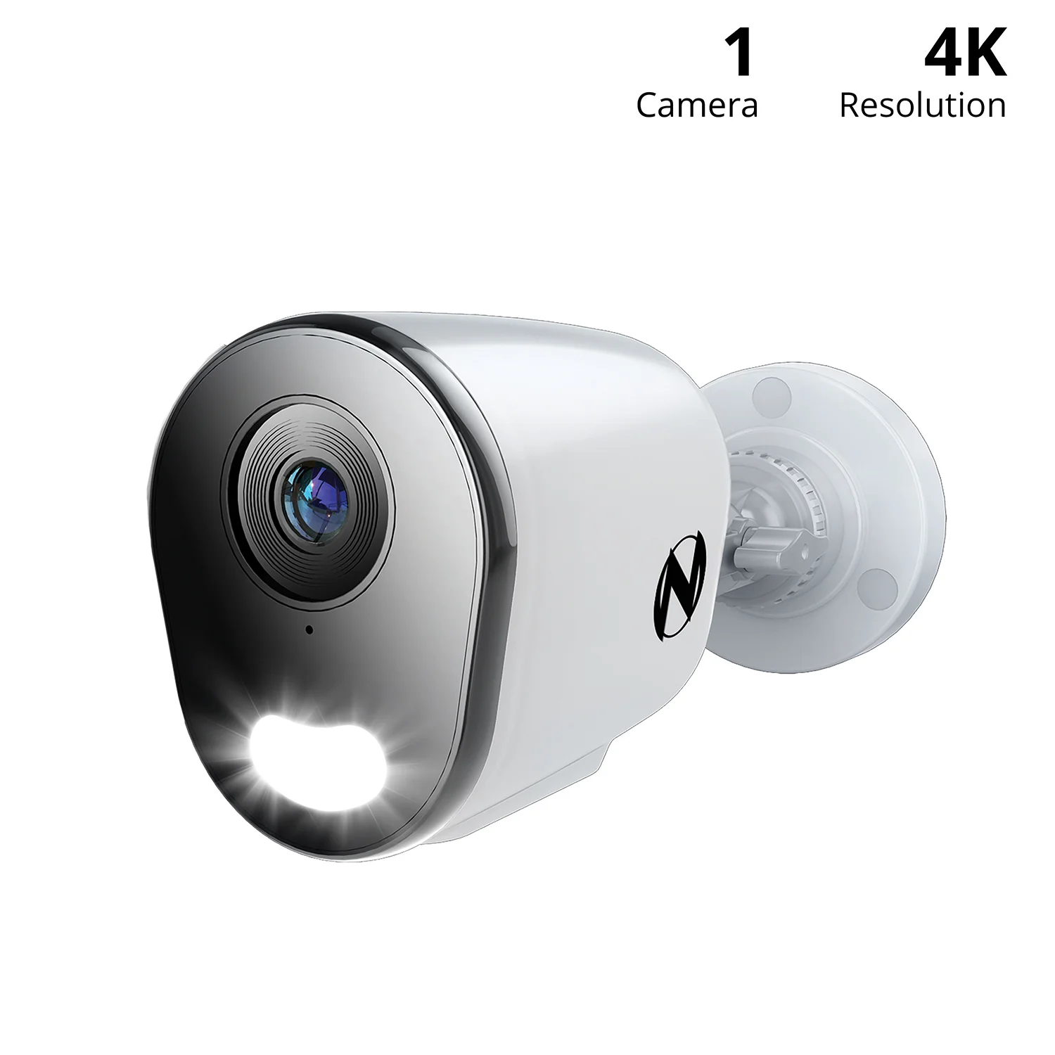 Add On Wired IP 4K Deterrence Camera with 2-Way Audio - White - Image 2