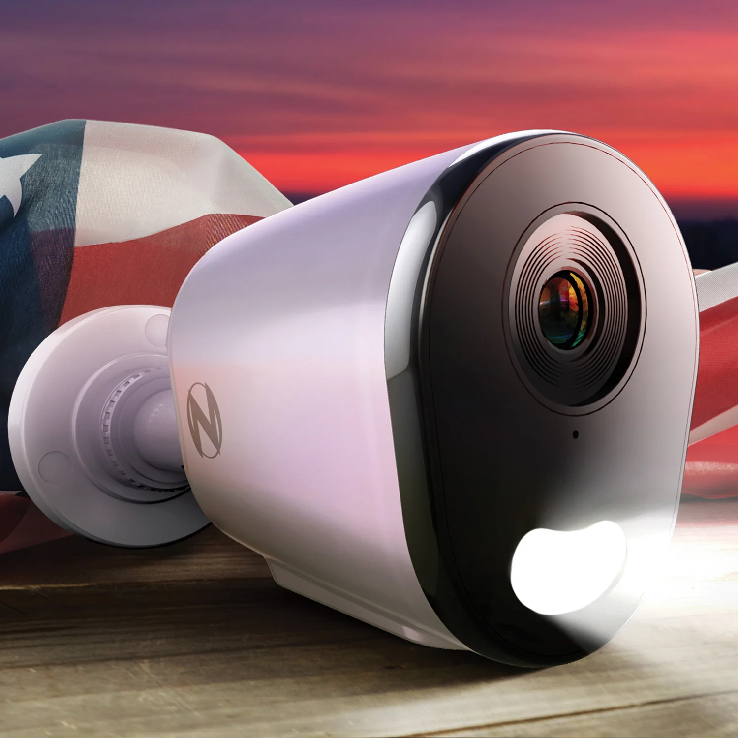 Add On Wired IP 4K Deterrence Camera with 2-Way Audio - White - Camera Cable Not Included - Image 3