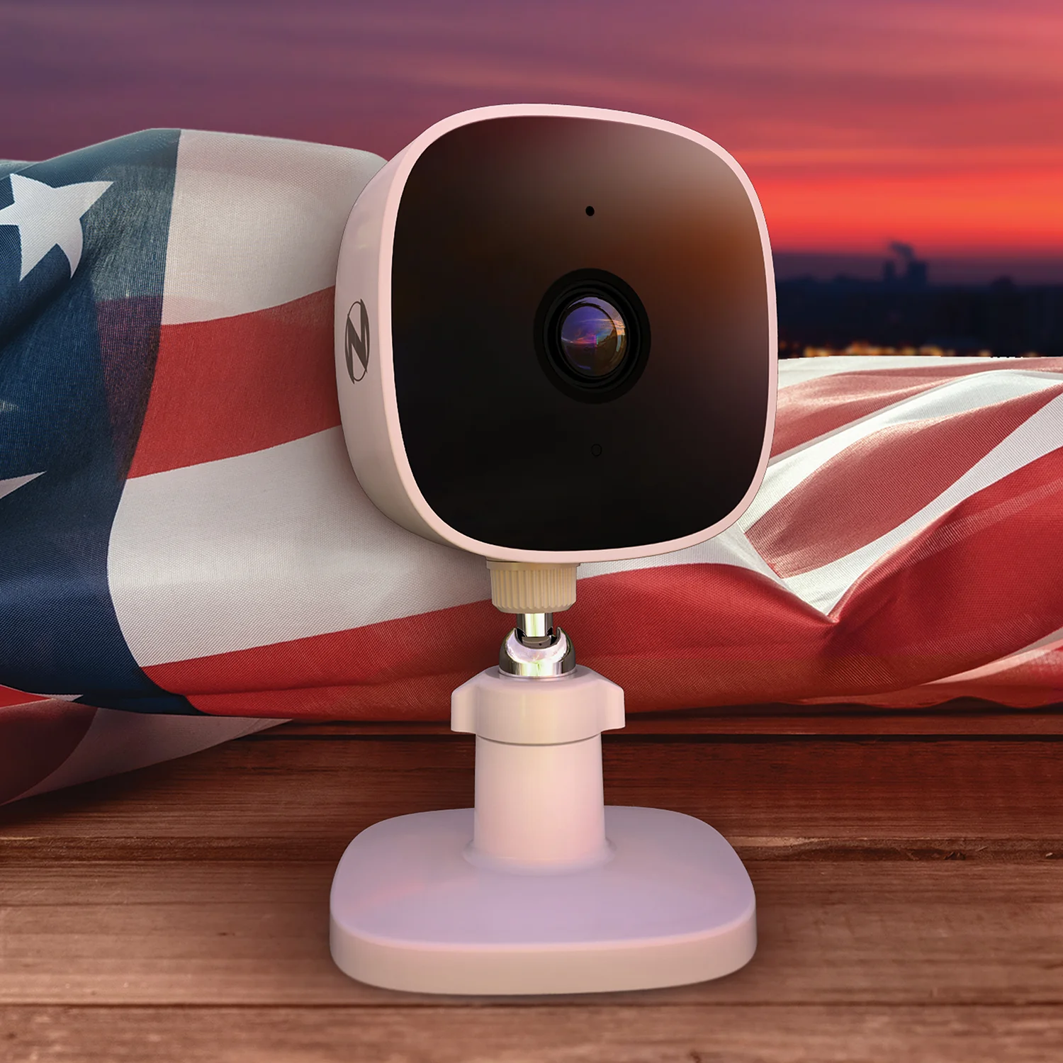 Indoor Wi-Fi IP Plug In 1080p Deterrence Camera with 2-Way Audio - 2PK - White - Image 3