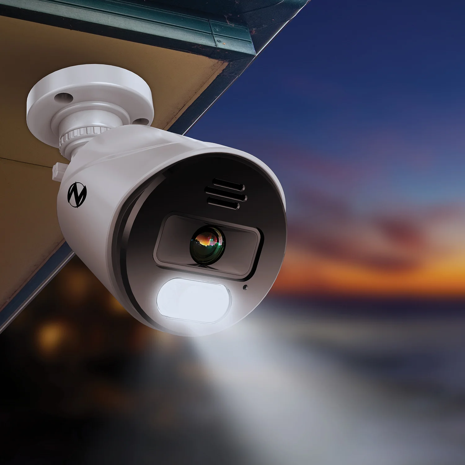 Power over Ethernet 12 Channel NVR Security System with 2TB Hard Drive and 4 Wired IP 4K Deterrence Cameras - Image 11