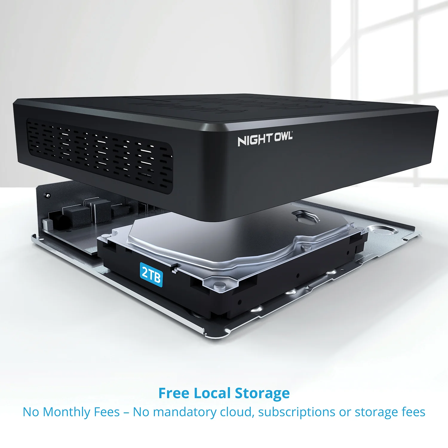 Power over Ethernet 12 Channel NVR Security System with 2TB Hard Drive and 4 Wired IP 4K Deterrence Cameras - Image 13