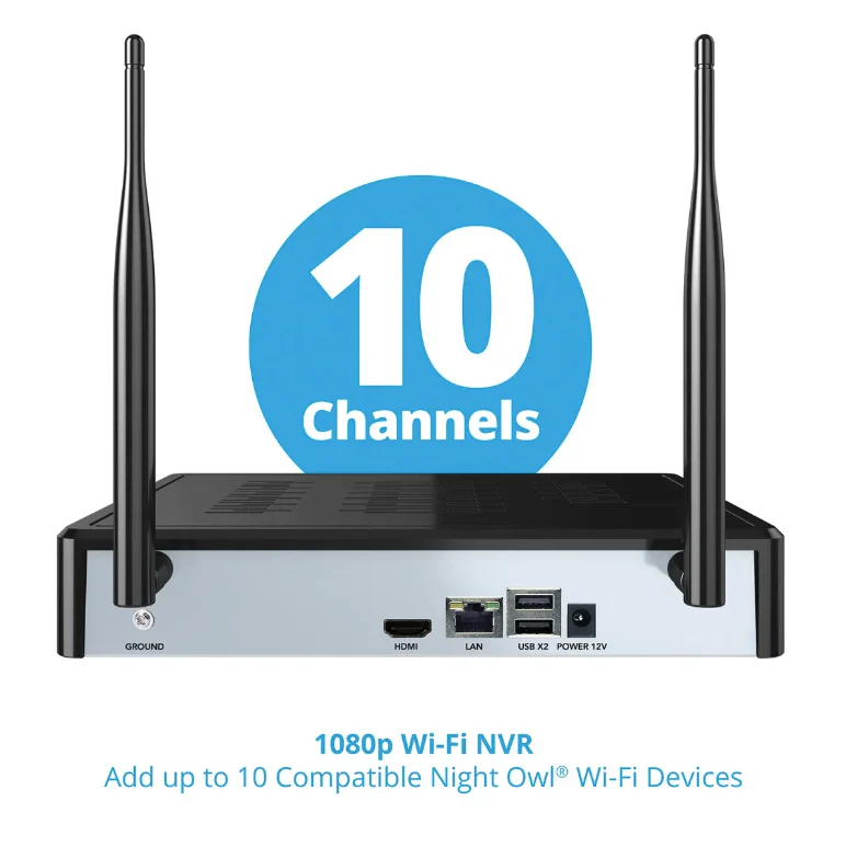 Refurbished 10 Channel 1080p Wi-Fi NVR with 1TB Hard Drive and 8 Wi-Fi IP 1080p HD Spotlight Cameras with 2-Way Audio - Image 5