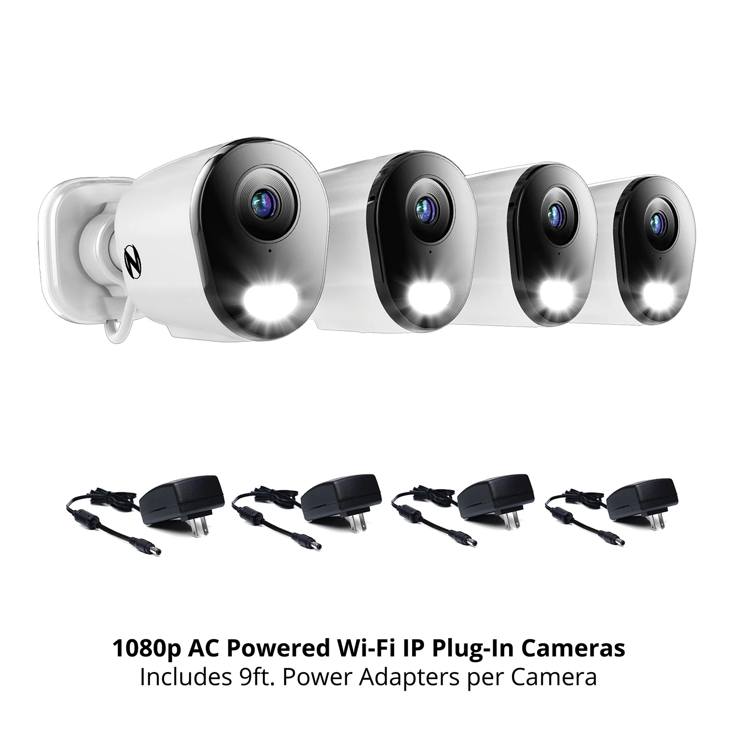 10 Channel 4K Wi-Fi NVR Security System with 1TB Hard Drive and 4 Wi-Fi IP 2K Deterrence Cameras with 2-Way Audio - Image 13