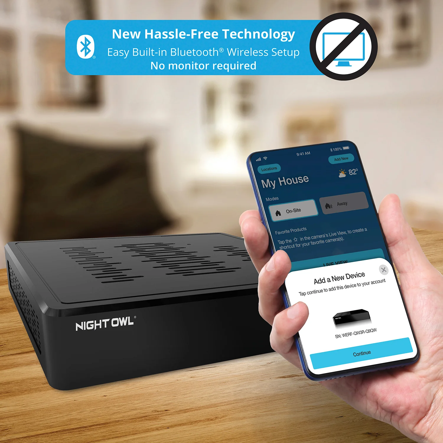 Refurbished 10 Channel 4K Wi-Fi NVR Security System with 1TB Hard Drive and 4 Wire Free 1080p Deterrence Cameras with 2-Way Audio - Image 4