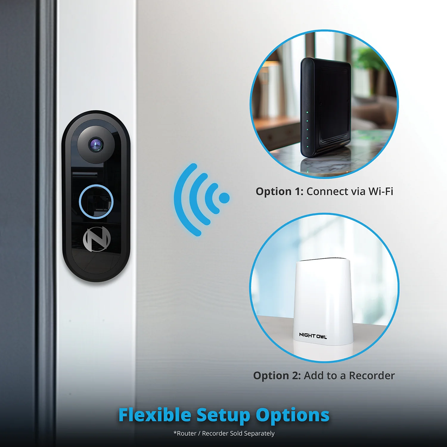 1080p Wi-Fi Smart Video Doorbell with Chime - Wired - Image 4