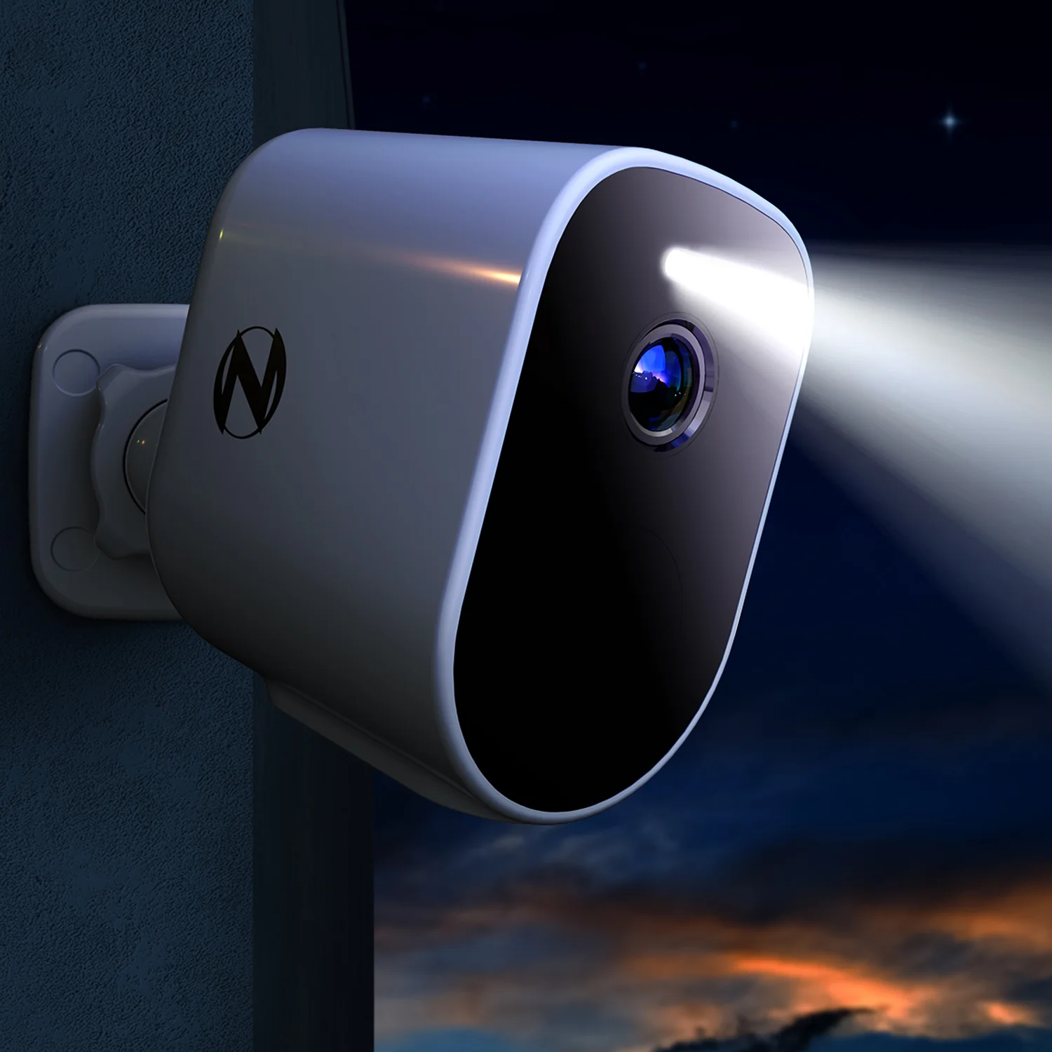 Wire Free (Battery) 2K Spotlight Mountable Cameras with 2-Way Audio and Audio Alerts and Sirens - 2 Pack - White - Image 11