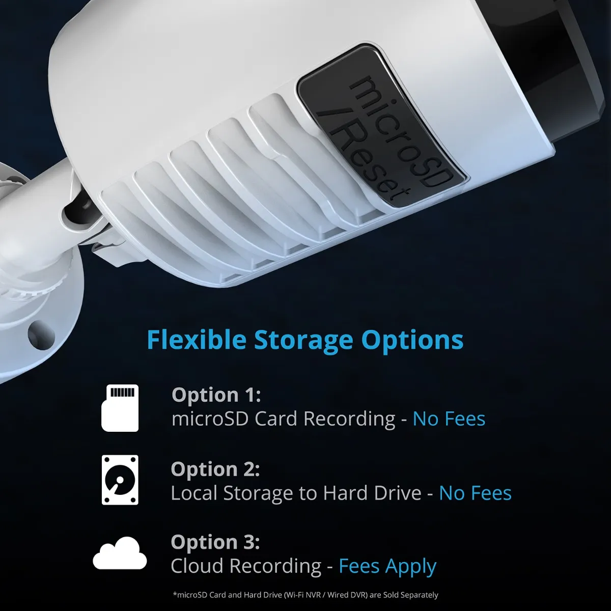 Wi-Fi IP Plug In 4K Spotlight Camera with 2-Way Audio and Audio Alerts and Siren - White - Image 6