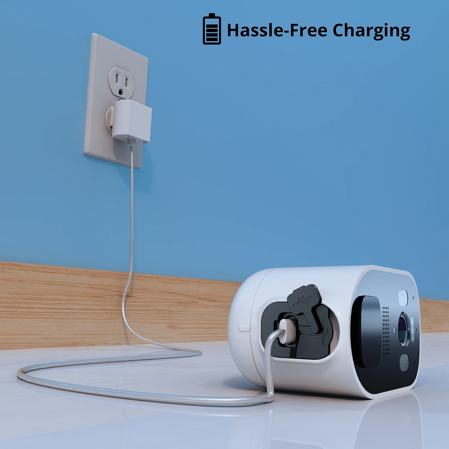 Wire Free 2K Spotlight Camera with 2-Way Audio - 2 Pack - White - Image 8
