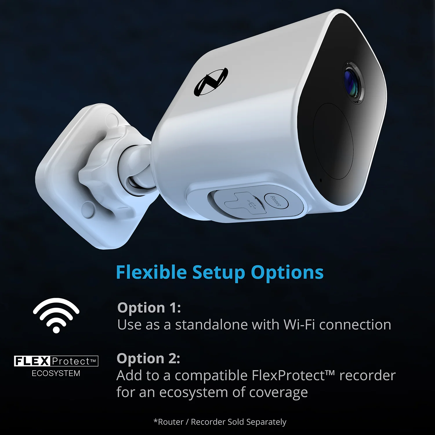 Wire Free (Battery) 2K Deterrence Camera with 2-Way Audio - White - Image 6